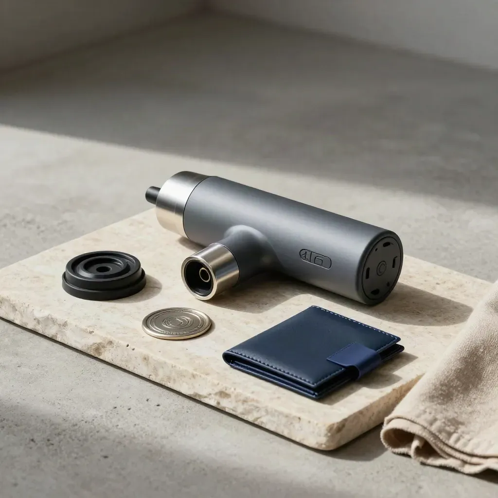 EV charger kit on stone slab with weather cap, seal and service wallet